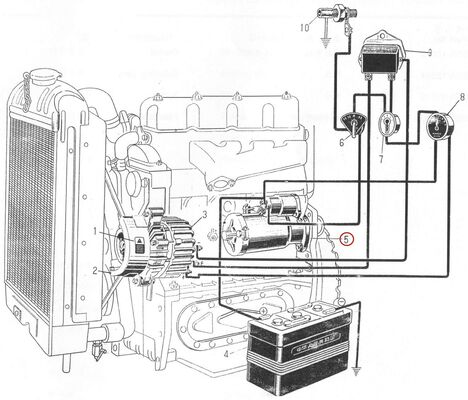 495AG Componente di ricambio per motore diesel - Motore di avvio - QD1328C