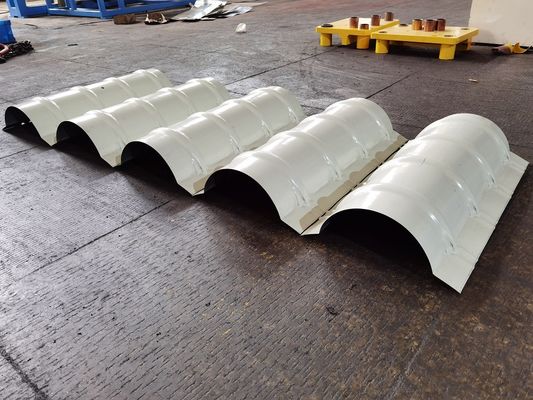 Rotolo d'acciaio del pannello di Ridge Cap Metal Roofing che forma macchina